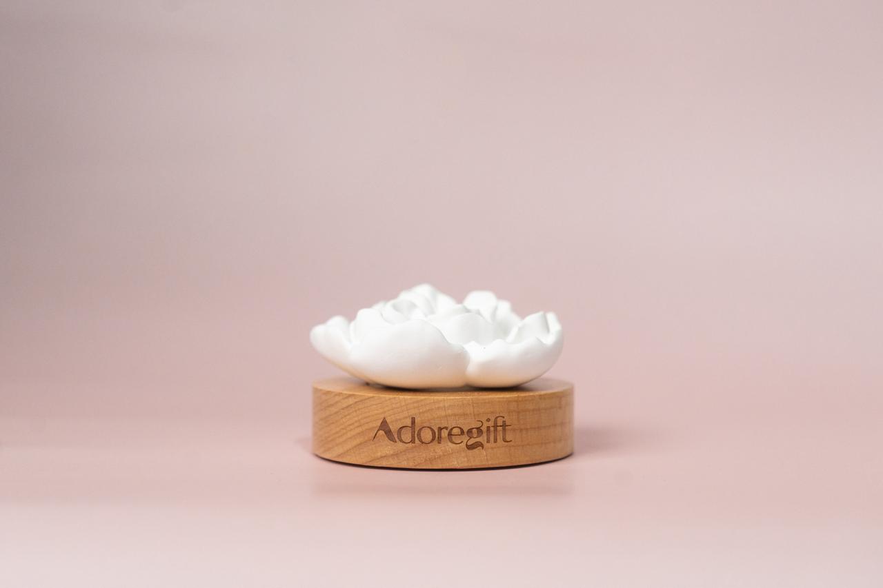 Adorebloom Clay Flower Diffuser: Clean Cotton