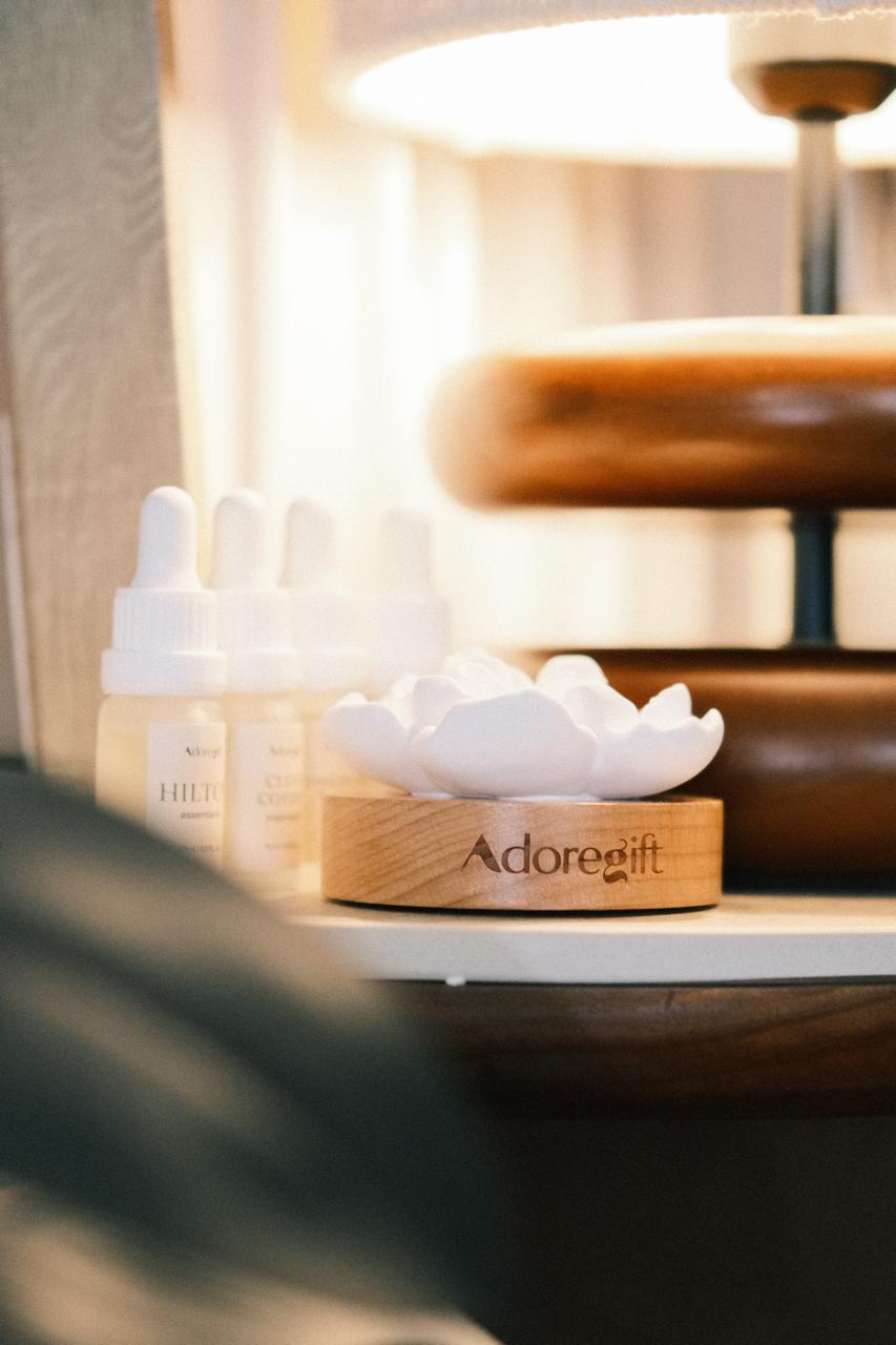 Adorebloom Clay Flower Diffuser: Clean Cotton