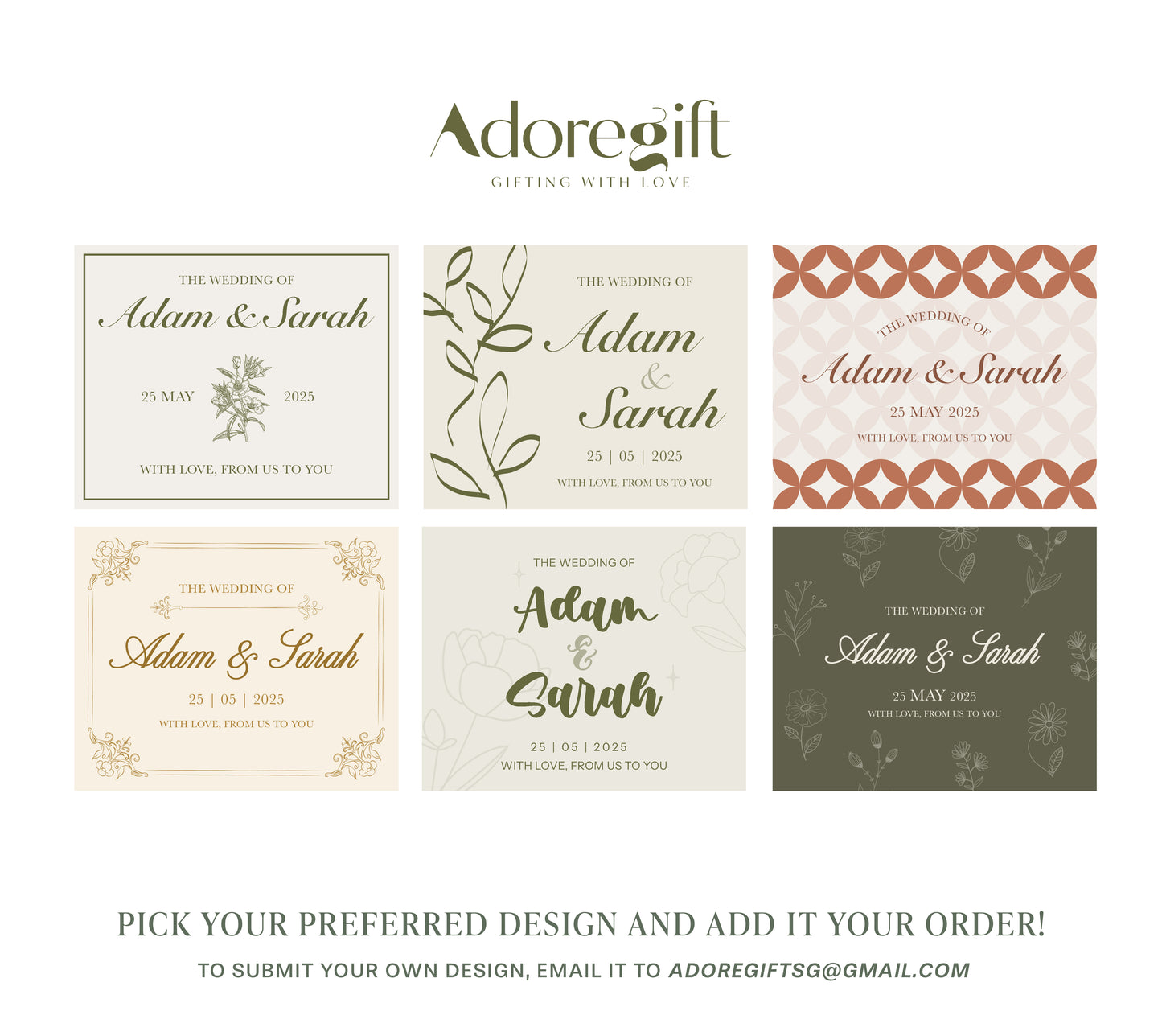 Adorebloom: Customized Stickers